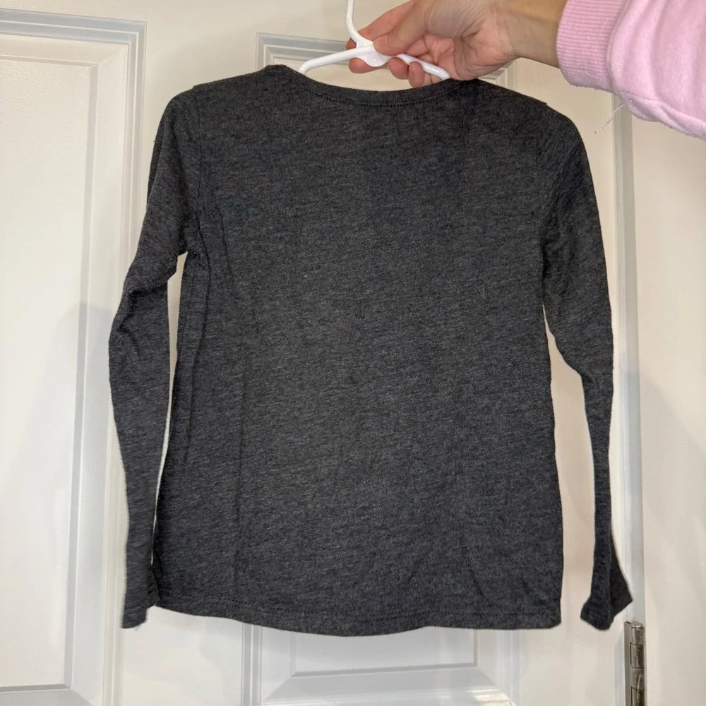 The Children's Place Girls Long Sleeve Dance Hearts Graphic Tee Shirt Size‎ 4